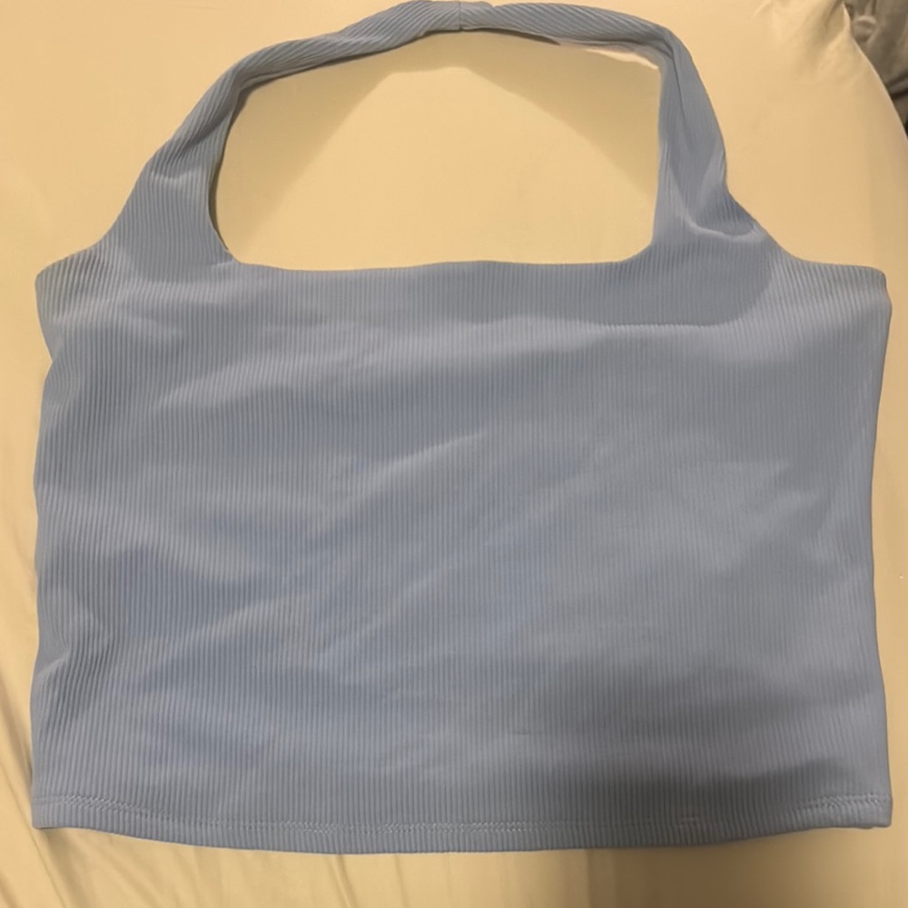 Abercrombie & Fitch Blue Casual Tank Top